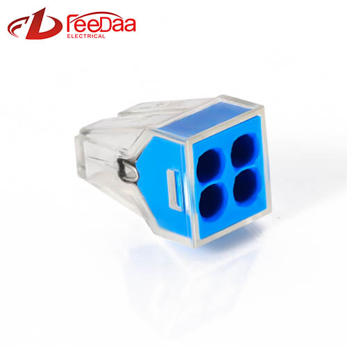 Buntáistí an tSraith WAGO 773 Quickly Wire Connector | 1 I 3 Amach PCT-104